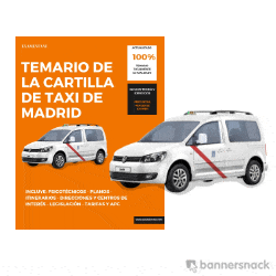 temario de la cartilla de taxi 2018