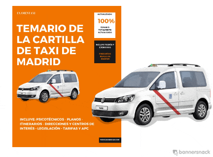 temario de la cartilla de taxi 2018
