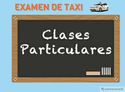clases particulares del examen del taxi