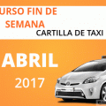curso cartilla de taxi abril 2017