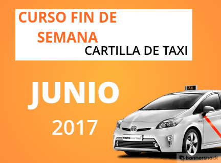 curso cartilla de taxi junio 2017