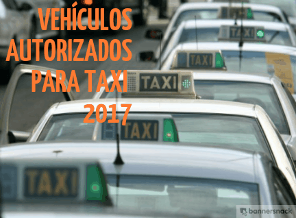 Vehículos autorizados para taxi en Madrid 2017