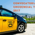 convocatoria de la credencial del taxi 2017