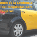 examen de la credencial de taxi