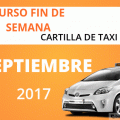 curso cartilla de taxi septiembre 2017