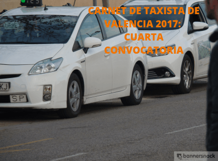 carnet de taxista de valencia 2017