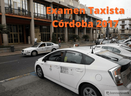 examen de taxista de córdoba 2017