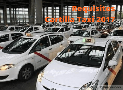 requisitos de la cartilla de taxi 2017