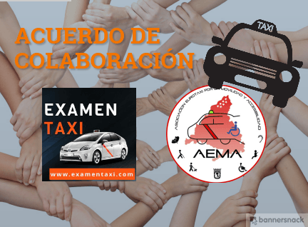 acuerdo de colaboración de examentaxi con AEMA Eurotaxi