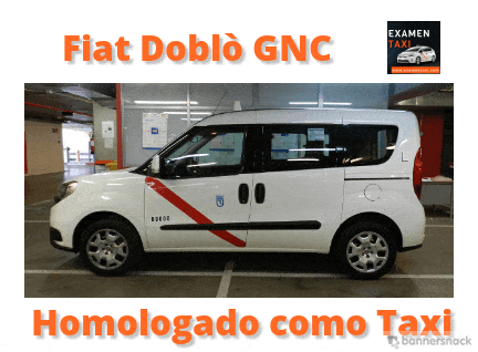 Fiat Doblò GNC homologado como taxi