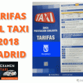 tarifas del taxi 2018