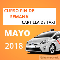 curso cartilla de taxi mayo 2018