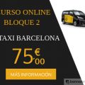 Curso Online Credencial Taxi Barcelona Bloque 2