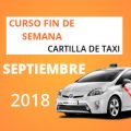 curso cartilla de taxi septiembre 2018
