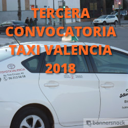 tercera convocatoria del examen de taxi de valencia 2018