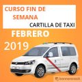 curso cartilla de taxi febrero 2019