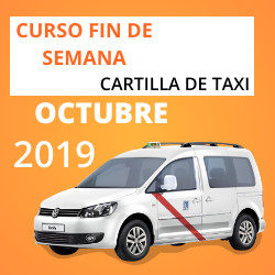 Curso Cartilla de Taxi Octubre 2019