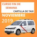 curso cartilla de taxi noviembre 2019