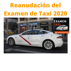 Reanudación del Examen de Taxi