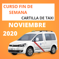 Curso Cartilla de Taxi Noviembre 2020