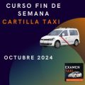 curso cartilla de taxi octubre 2024