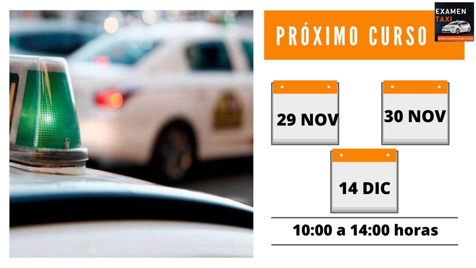 Curso Cartilla Taxi Noviembre 2025