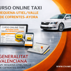 curso online de taxi de Requena-Utiel