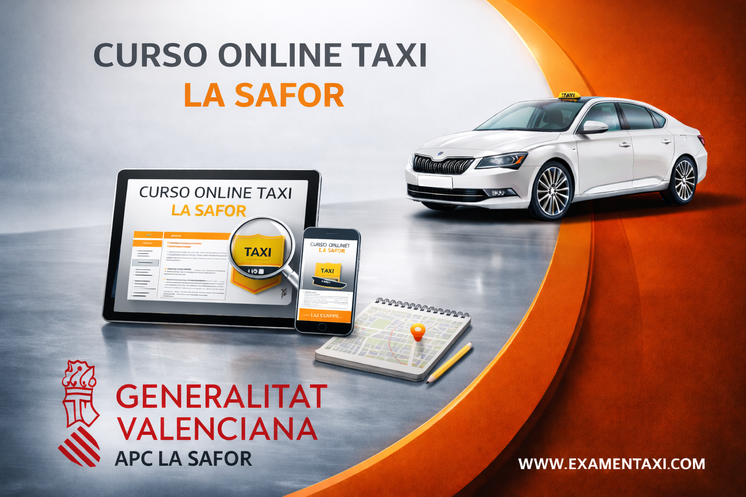 curso online de taxi de la safor